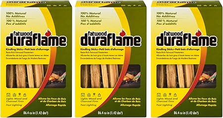 Duraflame Fatwood Firelighters, 86.4 cu in (3 Pack)